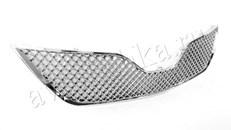 Toyota Camry V40 (09-11) решетка радиатора и переднего бампера хромированные, дизайн Bentley, комплект 2 шт.