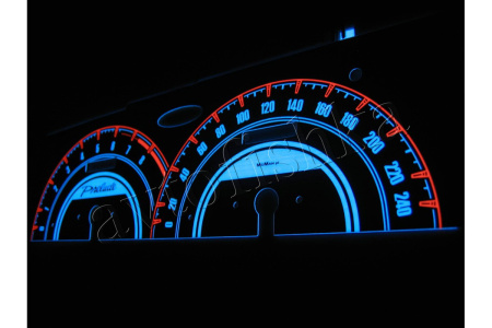 Honda Prelude VI светодиодные шкалы (циферблаты) на панель приборов