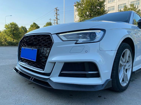 Передняя юбка RS3 ABT для Audi A3 седан 2017-2020