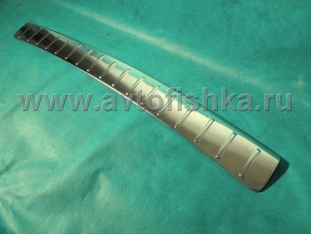 Mercedes-Benz GL (09-) накладка заднего бампера из нержавеющей стали, верхняя, хромированная