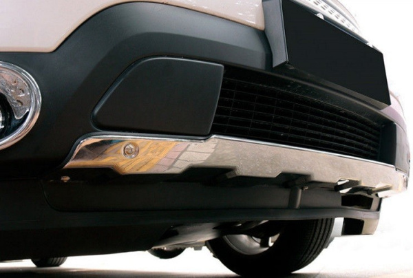 Ford Explorer (12–) Накладка на передний бампер, нерж. сталь.