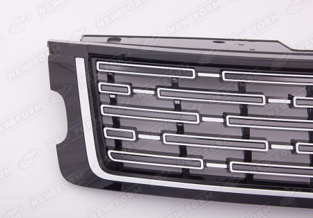 Land Rover Range Rover 4 поколение (рестайлинг) 2017 - 2022 Решетка радиатора дизайн 2023 года серебро