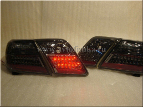 Toyota Camry V40 (2006-2011) фонари задние светодиодные тонированные, комплект 2 шт.