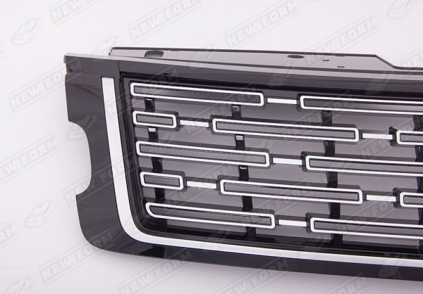 Land Rover Range Rover 4 поколение (рестайлинг) 2017 - 2022 Решетка радиатора дизайн 2023 года серебро