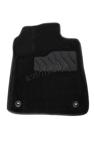 Acura MDX (13–15) Коврики салона текстильные 3D, чёрные