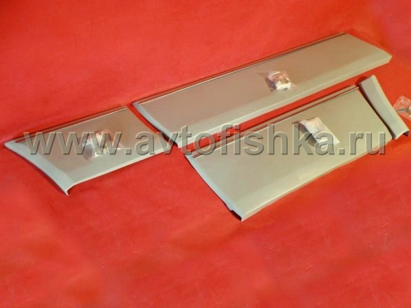 Mercedes W124 (90-94) молдинги широкие с хромированными вставками и клипсами, комплект 8 шт.