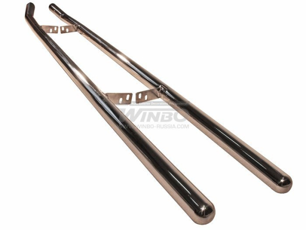 Hyundai IX55 (08-) защита кузовного порога из нержавеющей стали