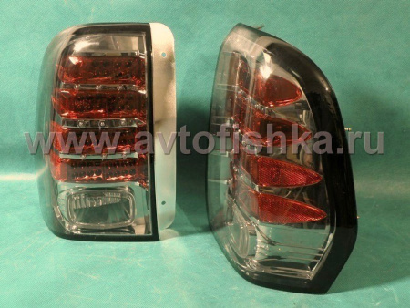 Chevrolet Trailblazer (01-09) фонари задние светодиодные тонированные, комплект 2 шт.