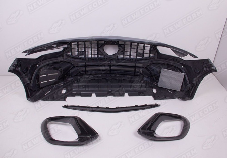 Mercedes-Benz CLA-Klasse C118/X118 2019 - н.в. Передний бампер 4.5 AMG черный