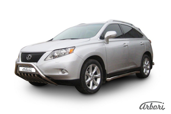 Защита передняя Arbori d57 низкая с защитой картера LEXUS RX-350 2009-2012