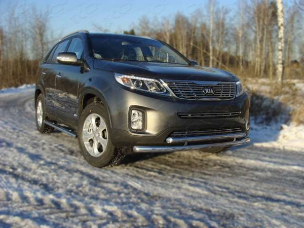 Kia Sorento (13–) Защита передняя нижняя 60,3/50,8 мм