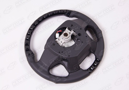 Toyota Land Cruiser LC 200 2007 - 2012 Руль черный с изгибом