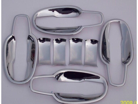 Toyota Land Cruiser 200, Lexus LX570 (08-) накладки под ручки дверей хромированные, комплект 8 шт.