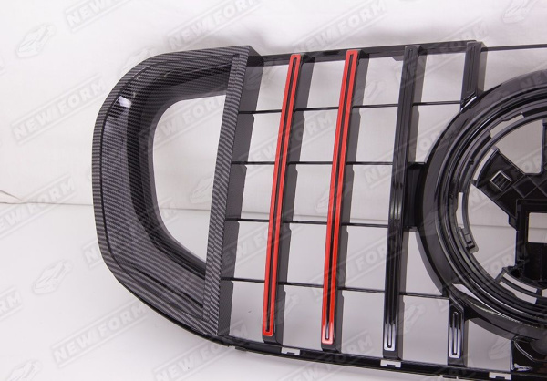 Mercedes-Benz GLS-Klasse X167 2019 - 2023 Решетка радиатора Brabus красная