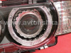 BMW 7 E38 (99-01) фары передние линзовые черные ксеноновые, с корректором, со светящимимся ободками, с тонированными поворотниками, комплект 2 шт.