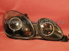 Lexus GS300, GS400, GS430, Toyota Aristo (97-05) фары передние линзовые черные со светящимися ободками, комплект 2 шт.