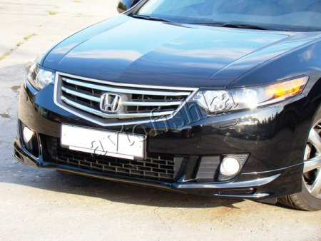 Honda Accord 8 (08 – 10) юбка переднего бампера Type S