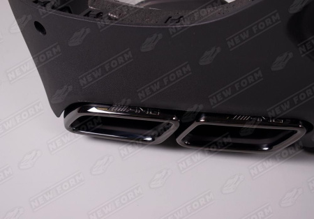 Mercedes-Benz GLC-Klasse C253 2016 - 2019 Насадки на глушитель 6.3 AMG черные