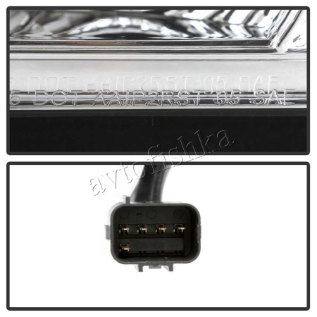 Jeep Grand Cherokee (04-) фонари задние светодиодные хромированные TUB дизайн