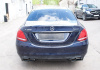 Mercedes-Benz C-Klasse W205 2014 - 2018 Диффузор заднего бампера 6.3 AMG черный на штатный бампер