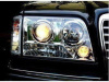 Mercedes E W124 (93-95) фары передние линзовые хромированные, комплект 2 шт.
