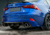 Lexus IS 3 (13 – н.в.) диффузор заднего бампера №1(с килями)