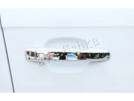 Audi Q5 (08-17) накладки на ручки дверей из нержавеющей стали с отверстием смарт-ключа