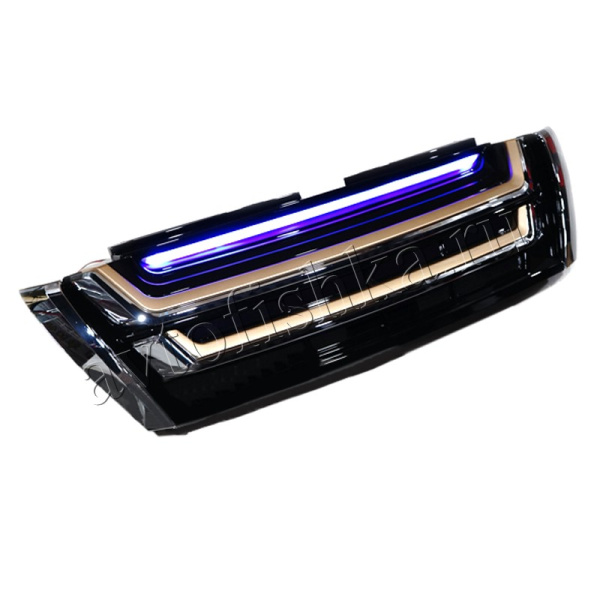 Toyota Land Cruiser Prado 150 (13-17) решетка радиатора MODELLISTA (белая подсветка)