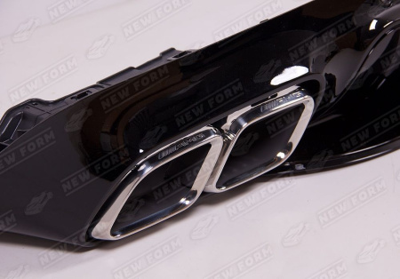 Mercedes-Benz CLS-Klasse C257 2017 - н.в. Диффузор с хром насадками 6.3 AMG