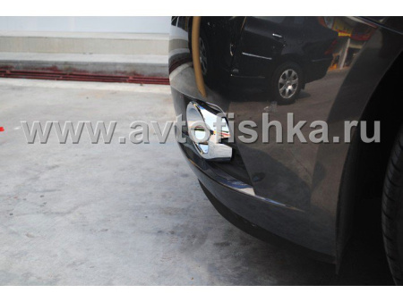 Chevrolet Cruze (08-) хромированные накладки на противотуманные фары, комплект 2 шт.