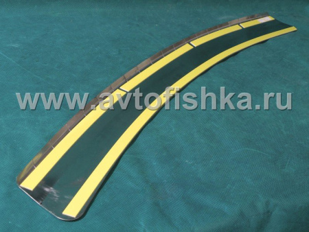 Nissan Murano (08-) накладка на задний бампер профилированная с загибом из нержавеющей стали