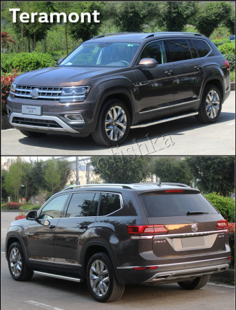 Volkswagen Teramont (17-21) штатные пороги (подножки)