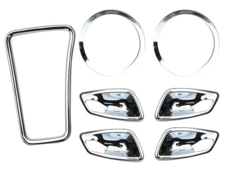 BMW 3 E90 (2005-) набор хромированных накладок в салон