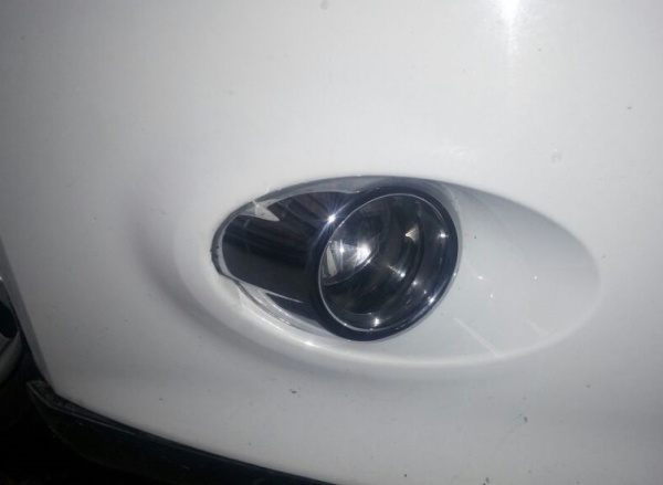 Ford Focus (11–15) Окантовка противотуманных фонарей, (Abs хром), 2 части (хэтчбек5D/седан/SW )