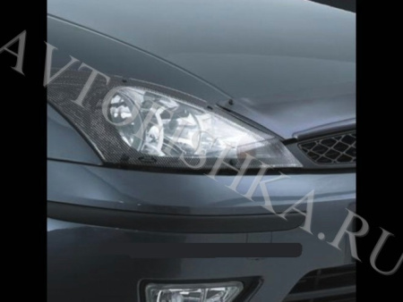 Защита передних фар карбон Ford Focus 1999-2004