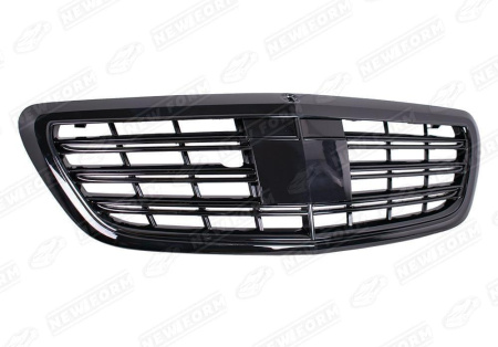 Mercedes-Benz S-Klasse X222 2014 - 2017 Решетка радиатора AMG черный глянец