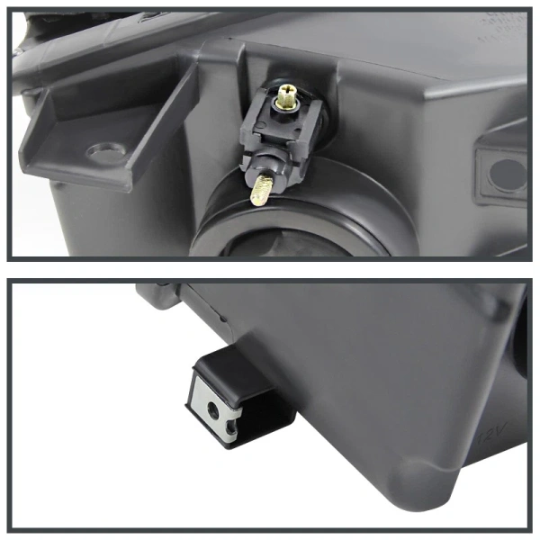 Ford Focus 2 (05-07) передние фары штатные хромированные