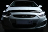 Дефлектор капота темный HYUNDAI SOLARIS 2010-2014, NLD.SHYSOL1012