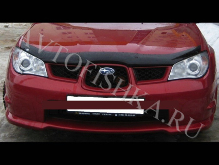 Дефлектор капота темный Subaru Impreza 2006-2007