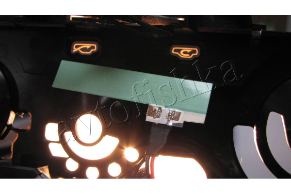 Mitsubishi Eclipse 2G светодиодные шкалы (циферблаты) на климат