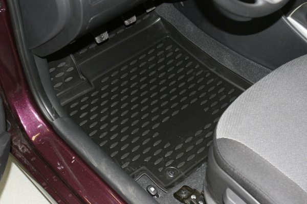 Коврики в салон HYUNDAI Solaris, 2010-2014, хб. 4 шт. (полиуретан)