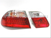 Mercedes E W210 (95-02) фонари задние светодиодные красно-белые, комплект лев.+ прав.