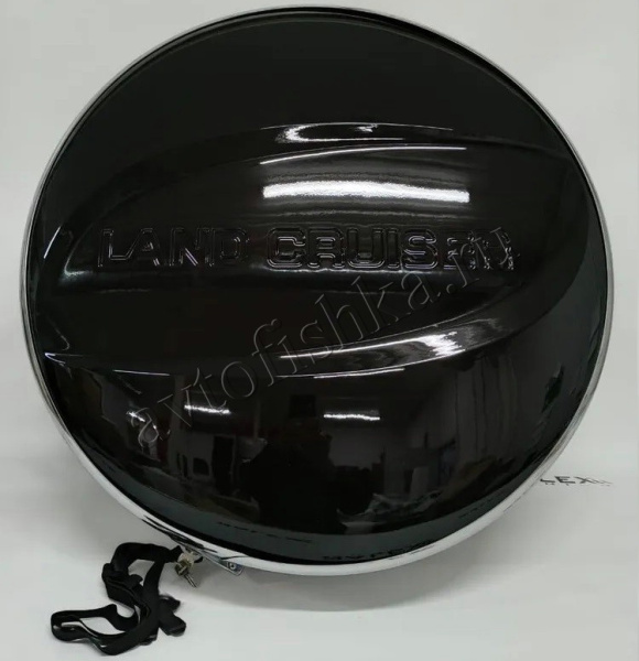 Toyota Prado 120 (02-09) Контейнер (бокс) запасного колеса пластик чeрный 265/70R16, 265/65R17, 265/60R18