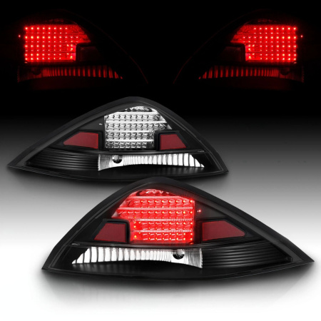 Honda Accord (03-05) 2 дв. купе фонари задние черные, светодиодные