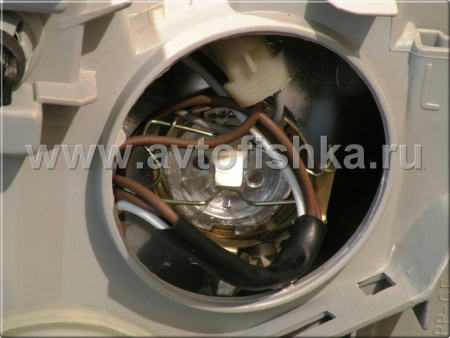 Mercedes S W140 (92-99) фары передние хромированные с поворотниками, комплект 2 шт.