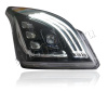 Toyota Land Cruiser Prado 120 (02-09) фары передние черные | светодиодные | бегущими поворотниками