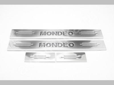 Ford Mondeo 4 (2008-) накладки на пороги из нержавеющей стали, 4 шт.