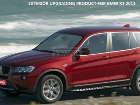 BMW X3 (2010-) боковые подножки из нержавеющей стали