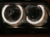 Audi A3 (96-02) фары передние черные со светящимися ободками, комплект с поворотниками лев. и прав.