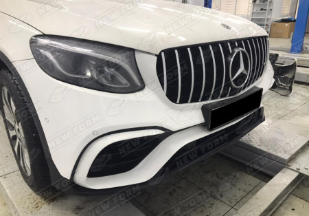 Mercedes-Benz GLC-Klasse X253 2015 - 2019 Решетка радиатора Panamerica хром